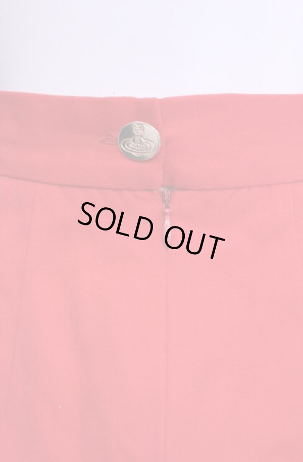 画像3: 【Vintage放出】ヴィヴィアンウエストウッド 中古 / 変形バッスルスカート 40 レッド  O-25-12-20-040-sk-YM-OS (3)