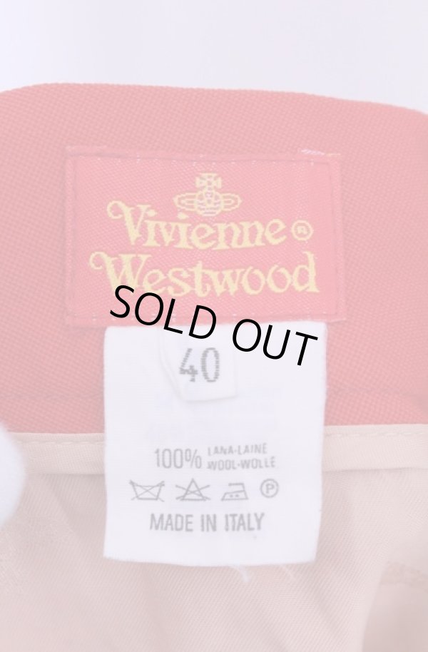 画像7: 【Vintage放出】ヴィヴィアンウエストウッド 中古 / 変形バッスルスカート 40 レッド  O-25-12-20-040-sk-YM-OS (7)