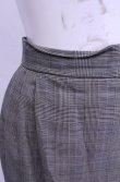 画像2: 【Vintage放出】ヴィヴィアンウエストウッド 中古 / グレンチェックタックスカート 8 グレー  O-25-12-20-041-sk-YM-OS (2)