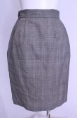 画像5: 【Vintage放出】ヴィヴィアンウエストウッド 中古 / グレンチェックタックスカート 8 グレー  O-25-12-20-041-sk-YM-OS (5)