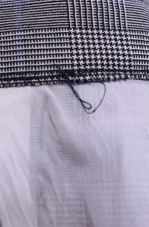 画像9: 【Vintage放出】ヴィヴィアンウエストウッド 中古 / グレンチェックタックスカート 8 グレー  O-25-12-20-041-sk-YM-OS (9)