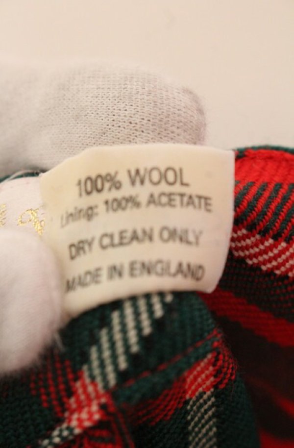 画像8: 【Vintage放出】ヴィヴィアンウエストウッド 中古 / タータンボンテージパンツ 26 レッド  O-25-12-20-044-pa-YM-OS (8)