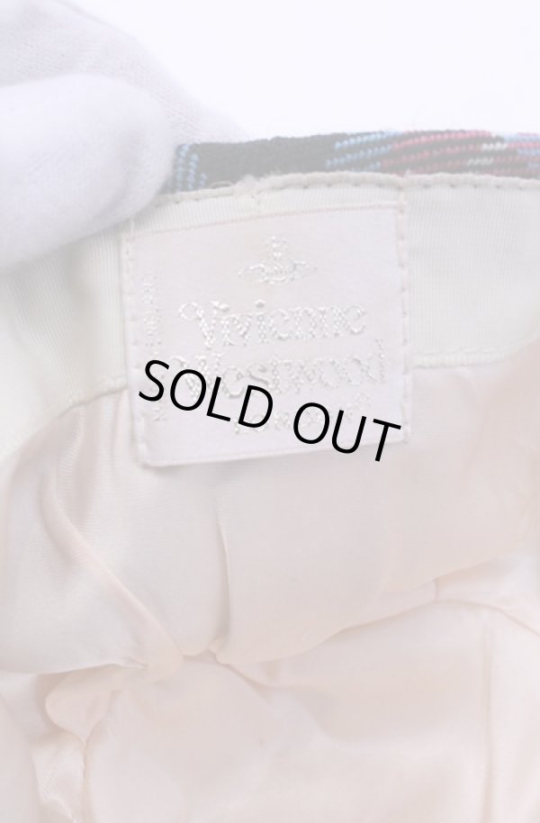 画像8: 【Vintage放出】ヴィヴィアンウエストウッド 中古 / ブルースオブキンナードハンチングハット M マルチ  O-25-12-20-046-ha-YM-OS (8)