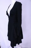 画像2: 【Vintage放出】ヴィヴィアンウエストウッド 中古 / カシュクールワンピース 12 ブラック  O-25-12-20-050-op-IG-OS (2)