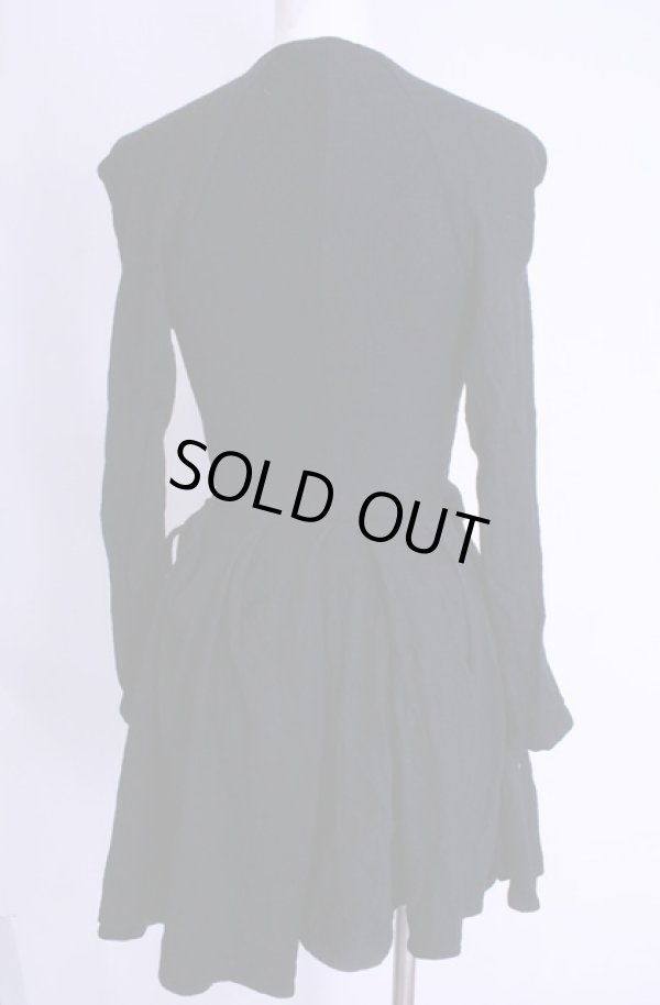 画像3: 【Vintage放出】ヴィヴィアンウエストウッド 中古 / カシュクールワンピース 12 ブラック  O-25-12-20-050-op-IG-OS (3)