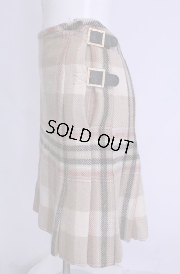 画像2: 【Vintage放出】ヴィヴィアンウエストウッド 中古 / メトロポリタンツイード額縁ウールフラップスカート 40 メトロポリタン  O-25-12-20-051-sk-IG-OS (2)