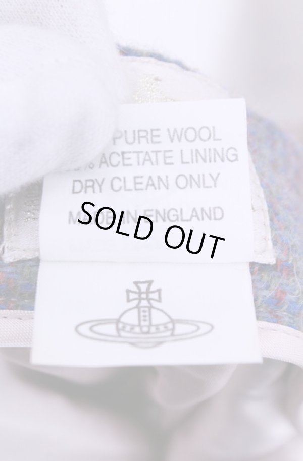 画像9: 【Vintage放出】ヴィヴィアンウエストウッド 中古 / ツイードスカート 10 マルチカラー  O-25-12-20-052-sk-IG-OS (9)