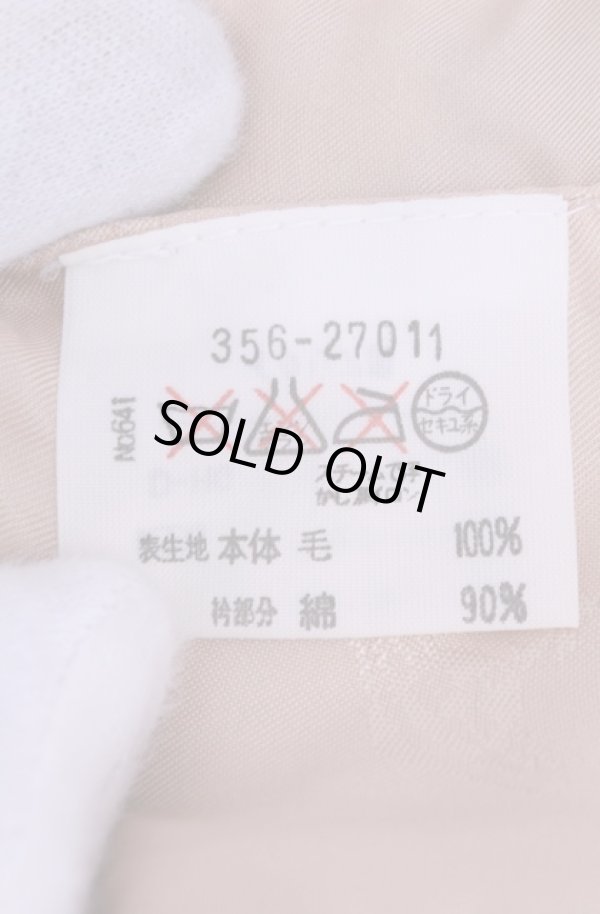 画像8: 【Vintage放出】ヴィヴィアンウエストウッド 中古 / メトロポリタンツイード別珍切リ替エベスト  ベージュ  O-25-12-20-054-jc-IG-OS (8)