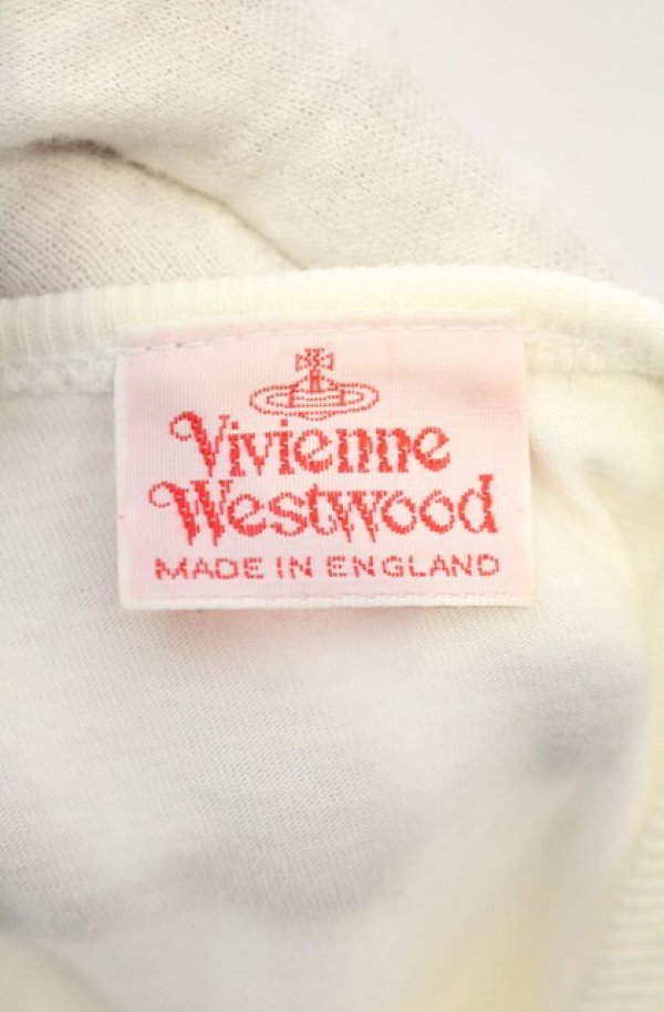 画像7: 【Vintage放出】ヴィヴィアンウエストウッド 中古 / 額縁ユニオンジャック Tシャツ M アイボリー  O-25-12-20-005-ts-YM-OS (7)