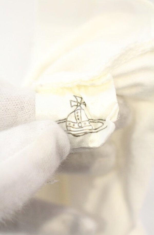 画像8: 【Vintage放出】ヴィヴィアンウエストウッド 中古 / 額縁ユニオンジャック Tシャツ M アイボリー  O-25-12-20-005-ts-YM-OS (8)