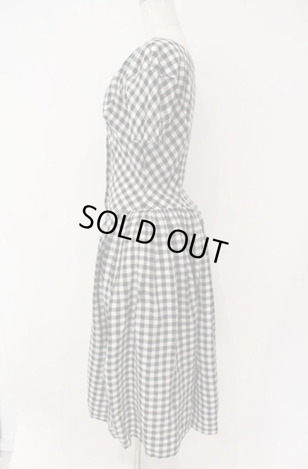 画像3: 【Vintage放出】ヴィヴィアンウエストウッド 中古 / マンデードレス 10 ブラックｘホワイト  O-25-12-20-006-op-YM-OS (3)