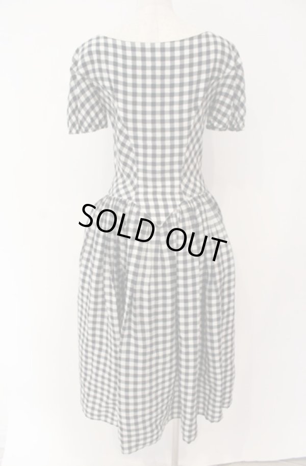 画像4: 【Vintage放出】ヴィヴィアンウエストウッド 中古 / マンデードレス 10 ブラックｘホワイト  O-25-12-20-006-op-YM-OS (4)