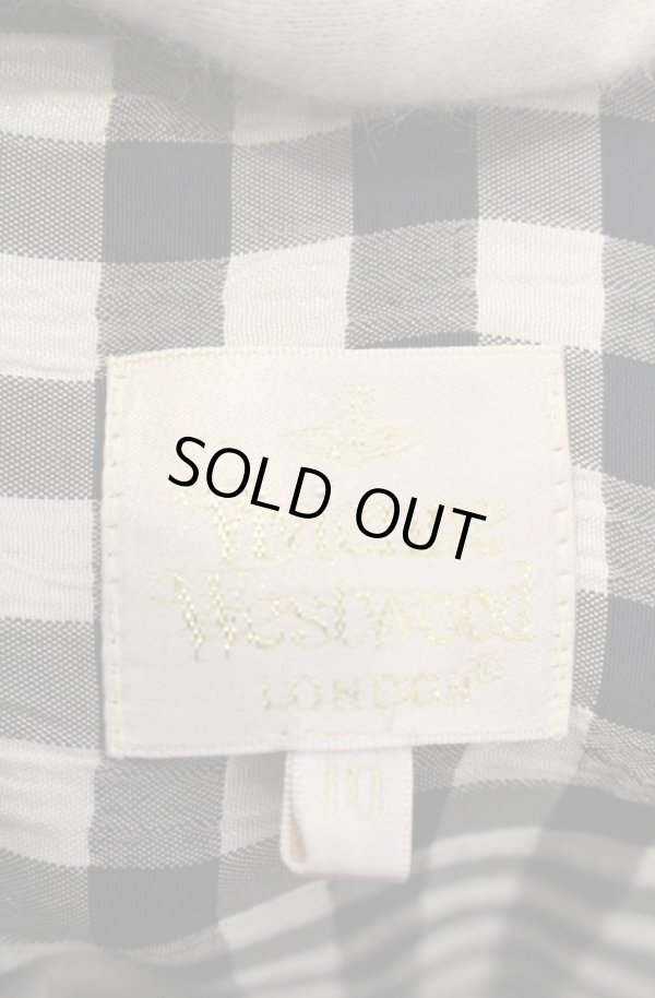 画像6: 【Vintage放出】ヴィヴィアンウエストウッド 中古 / マンデードレス 10 ブラックｘホワイト  O-25-12-20-006-op-YM-OS (6)