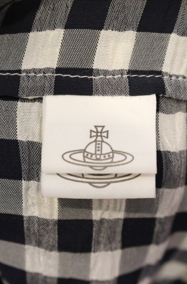 画像7: 【Vintage放出】ヴィヴィアンウエストウッド 中古 / マンデードレス 10 ブラックｘホワイト  O-25-12-20-006-op-YM-OS (7)