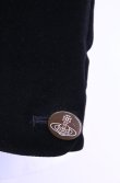 画像3: 【Vintage放出】ヴィヴィアンウエストウッド 中古 / 別珍ラブジャケット 2 ブラック  O-25-12-20-009-jc-YM-OS (3)