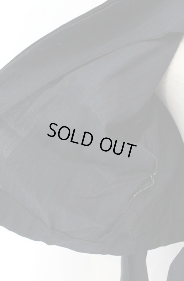 画像8: 【Vintage放出】ヴィヴィアンウエストウッド 中古 / ペンシルストライプシャツジャケットセットアップ S ネイビー  O-25-12-20-001-su-YM-ZH (8)