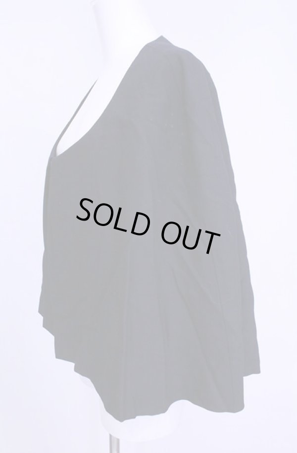 画像2: 【Vintage放出】ヴィヴィアンウエストウッド 中古 / コルセットケープ 12 ブラック  O-25-12-20-010-jc-YM-OS (2)