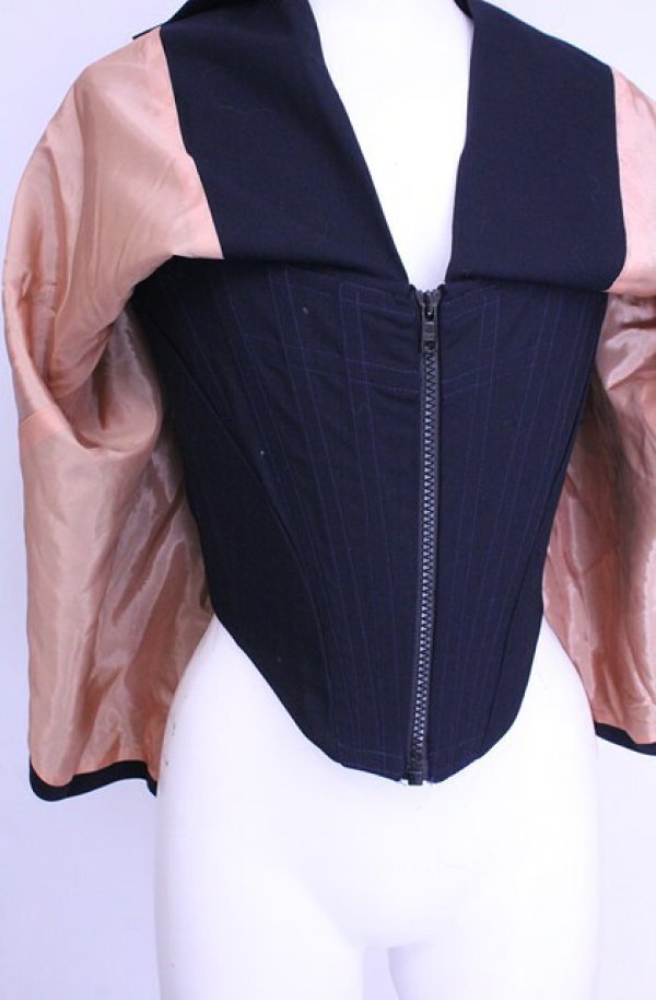 画像5: 【Vintage放出】ヴィヴィアンウエストウッド 中古 / コルセットケープ 12 ブラック  O-25-12-20-010-jc-YM-OS (5)