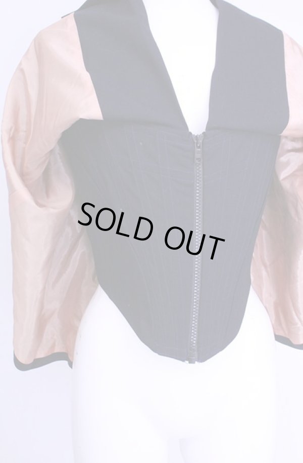 画像5: 【Vintage放出】ヴィヴィアンウエストウッド 中古 / コルセットケープ 12 ブラック  O-25-12-20-010-jc-YM-OS (5)