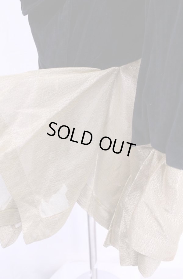 画像4: 【Vintage放出】ヴィヴィアンウエストウッド 中古 / アンダーバストジャケット 42 ブラックｘゴールド  O-25-12-20-011-jc-OD-OS (4)