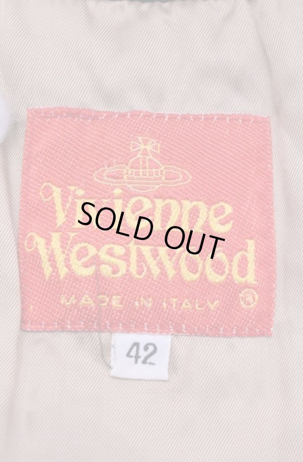 画像6: 【Vintage放出】ヴィヴィアンウエストウッド 中古 / アンダーバストジャケット 42 ブラックｘゴールド  O-25-12-20-011-jc-OD-OS (6)