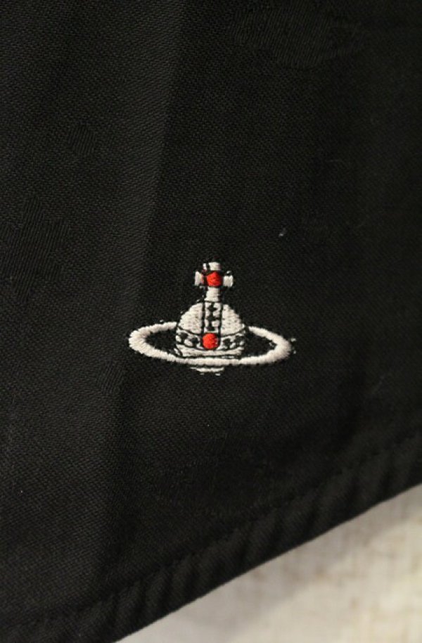 画像3: ヴィヴィアンウエストウッド 中古 / 総柄ラブシャツ 01 ブラック  O-26-01-11-017-bl-YM-OS (3)