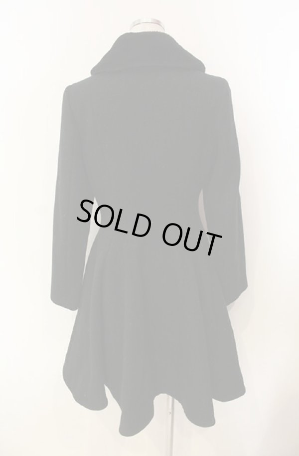 画像5: ヴィヴィアンウエストウッド 中古 / ファー襟Aラインコート 2 ブラック  O-26-01-11-002-co-IG-OS (5)