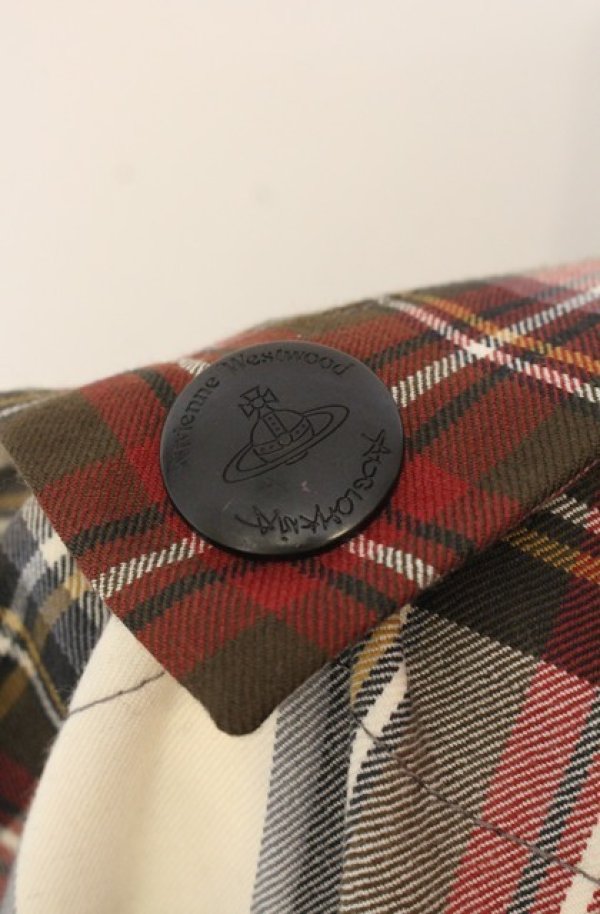 画像2: ANGLOMANIA 中古 / ノースリーブタータントップ  マルチ  O-26-01-11-021-to-YM-OS (2)