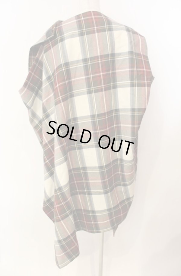 画像4: ANGLOMANIA 中古 / ノースリーブタータントップ  マルチ  O-26-01-11-021-to-YM-OS (4)