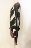 画像3: ヴィヴィアンウエストウッド 中古 / BIGロゴドルマンカーディガン  ブラックｘレッドｘグレー  O-26-01-11-025-to-YM-OS (3)