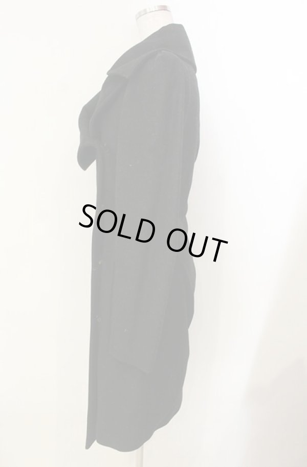 画像3: ヴィヴィアンウエストウッド 中古 / サイドボタンロングコート 40 ブラック  O-26-01-11-003-co-YM-OS (3)