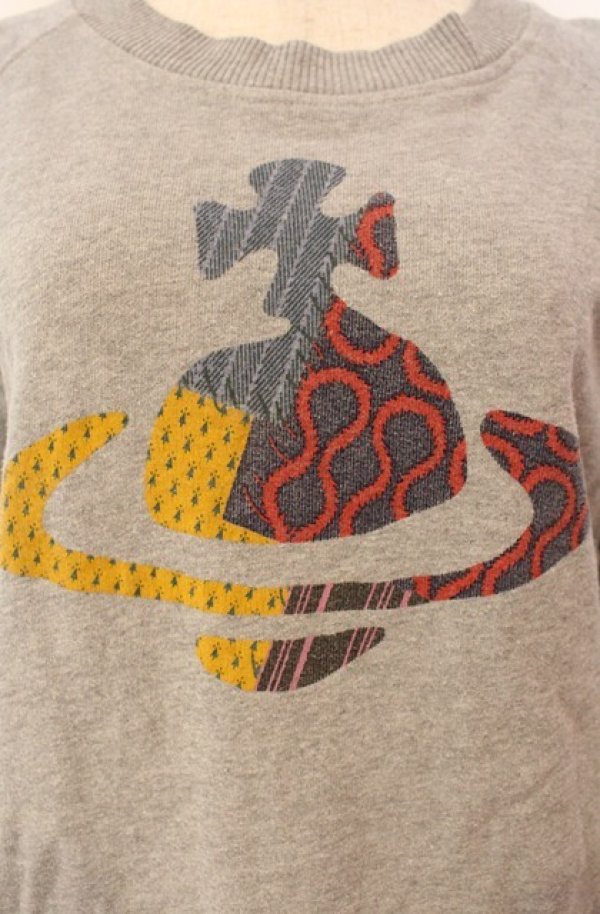 画像2: ANGLOMANIA 中古 / HERITAGEオーブ プルオーバー XS グレー  O-26-01-11-028-to-YM-OS (2)