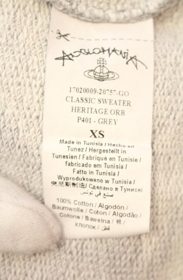 画像6: ANGLOMANIA 中古 / HERITAGEオーブ プルオーバー XS グレー  O-26-01-11-028-to-YM-OS (6)