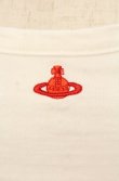 画像2: ヴィヴィアンウエストウッド 中古 / CHOICE 単色オーブ刺繍Uネックカットソー 2 ホワイト  O-26-01-11-035-to-IG-OS (2)