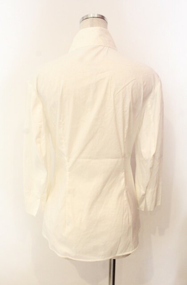 画像5: ヴィヴィアンウエストウッド 中古 / 7部丈ラブシャツ 38 ホワイト  O-26-01-11-036-bl-IG-OS (5)