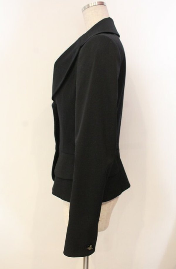 画像3: ヴィヴィアンウエストウッド 中古 / ラブジャケット 2 3ツボタン ブラック  O-26-01-11-004-jc-IG-OS (3)