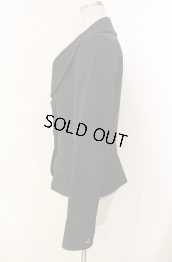 画像3: ヴィヴィアンウエストウッド 中古 / ラブジャケット 2 3ツボタン ブラック  O-26-01-11-004-jc-IG-OS (3)