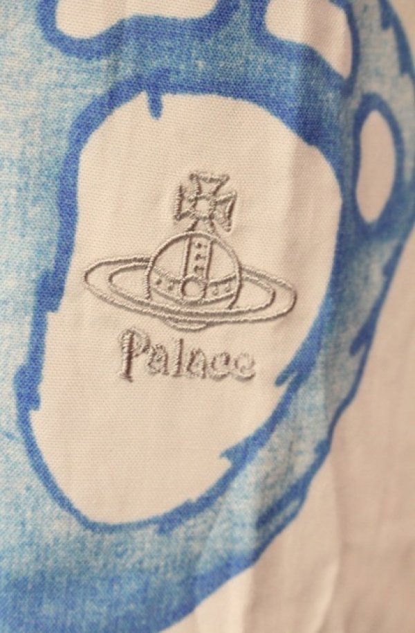画像3: ヴィヴィアンウエストウッド 中古 / Palaceコラボテディベアシャツ S ホワイトｘブルー  O-26-01-11-037-bl-YM-OS (3)