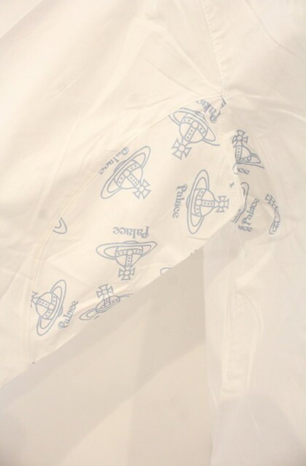 画像4: ヴィヴィアンウエストウッド 中古 / Palaceコラボテディベアシャツ S ホワイトｘブルー  O-26-01-11-037-bl-YM-OS (4)