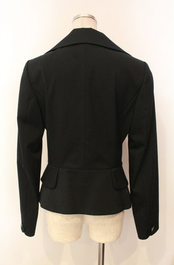 画像4: ヴィヴィアンウエストウッド 中古 / ラブジャケット 2 3ツボタン ブラック  O-26-01-11-004-jc-IG-OS (4)
