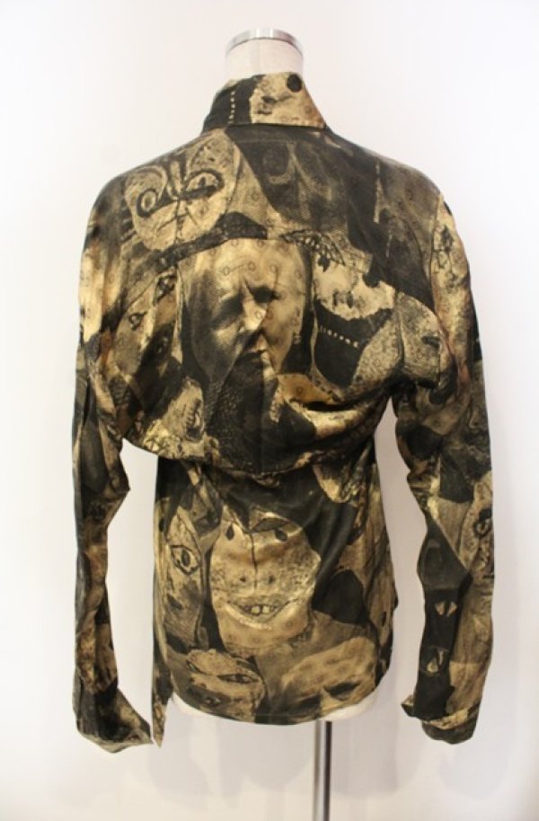 画像5: ヴィヴィアンウエストウッド 中古 / Puppet Chaos シャツ （パペット カオス） 38 ゴールド  O-26-01-11-040-bl-YM-OS (5)