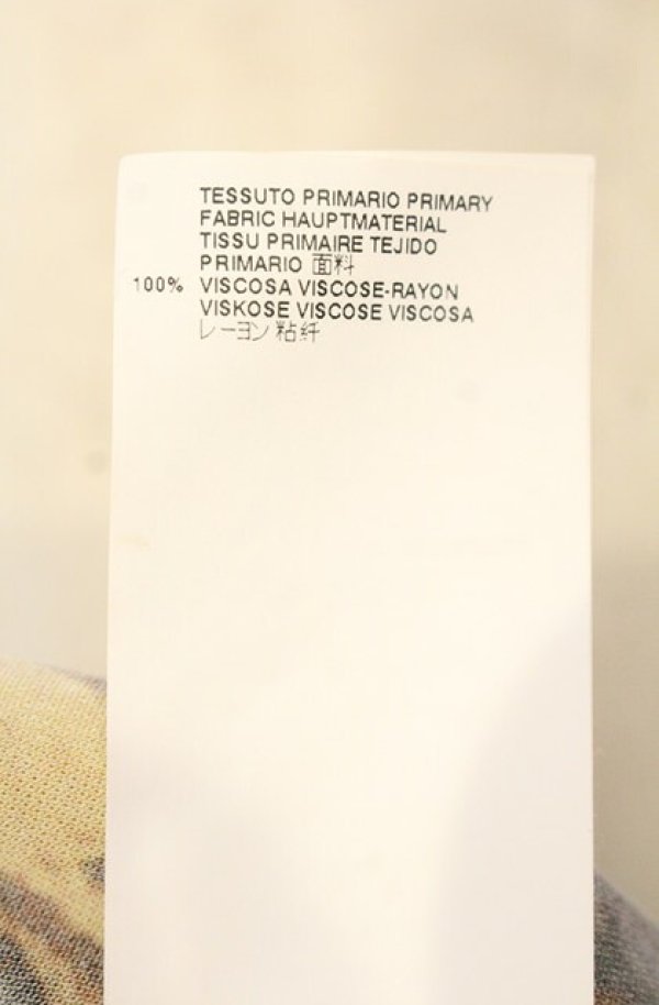 画像6: ヴィヴィアンウエストウッド 中古 / 総柄ハリスシャツ 46 イエロー  O-26-01-11-041-bl-YM-OS (6)