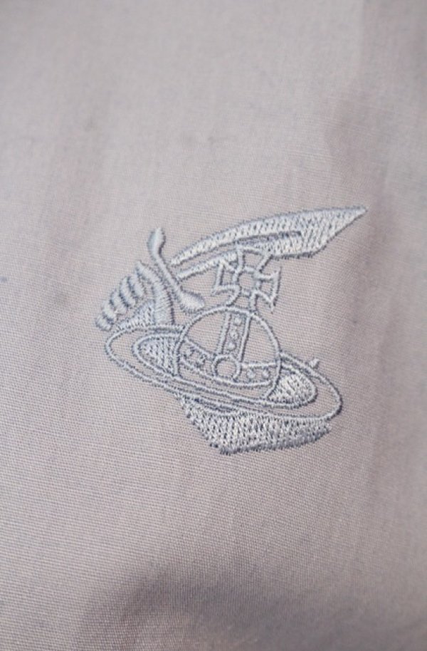 画像2: ANGLOMANIA 中古 / 変形ヒヨク半袖シャツ  サックス  O-26-01-11-043-bl-YM-OS (2)