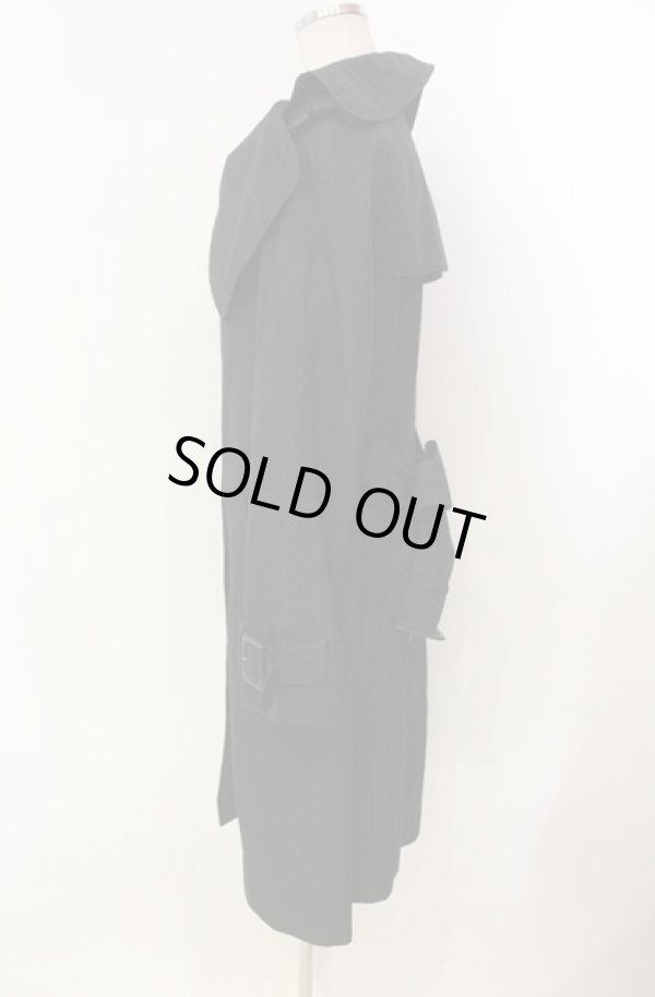 画像3: ヴィヴィアンウエストウッド 中古 / ベルテッドスプリングコート  ブラック  O-26-01-11-001-co-IG-OS (3)