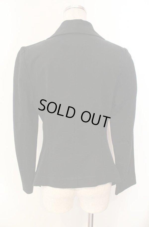 画像4: ヴィヴィアンウエストウッド 中古 / ナナメボタンスウェットラブジャケット 2 ブラック  O-26-01-11-005-jc-IG-OS (4)