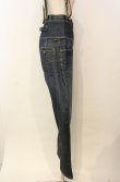 画像4: ヴィヴィアンウエストウッド Anglomania and Lee 中古 / BOMBARDIER サスペンダー付キハイウエストパンツ W27 インディゴｘイエロー  O-26-01-11-050-pa-YM-OS (4)