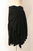 画像2: ヴィヴィアンウエストウッド 中古 / サイドギャザーアシメスカート 3 ブラック  O-26-01-11-054-sk-IG-OS (2)