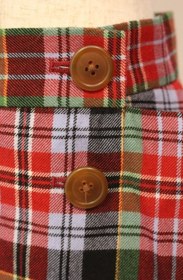 画像2: ヴィヴィアンウエストウッド 中古 / TARTAN CHECKミニスカート 02 マルチ  O-26-01-11-056-sk-YM-OS (2)