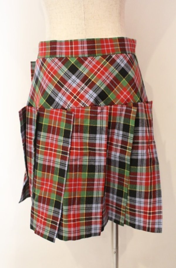 画像4: ヴィヴィアンウエストウッド 中古 / TARTAN CHECKミニスカート 02 マルチ  O-26-01-11-056-sk-YM-OS (4)