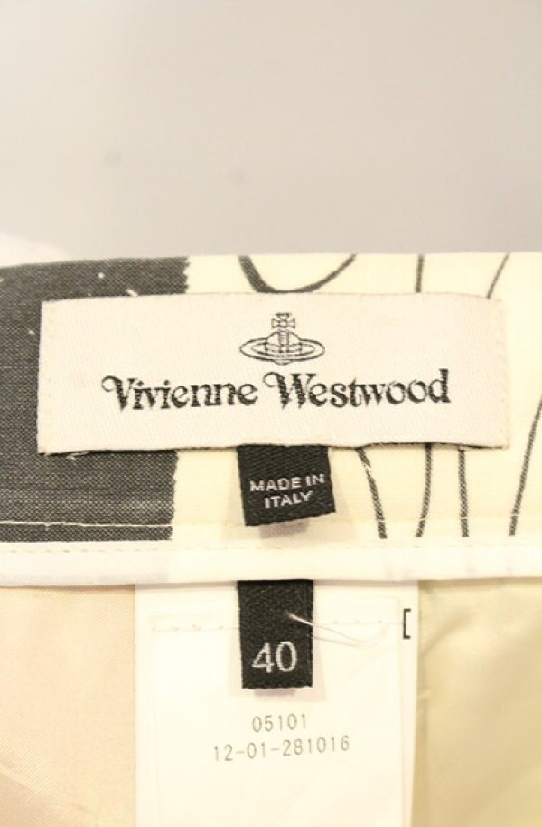 画像6: ヴィヴィアンウエストウッド 中古 / ハウスオブカードスカート 40 アイボリー  O-26-01-11-057-sk-YM-OS (6)